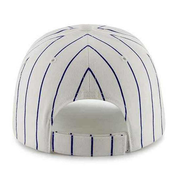 Chicago Cubs Pinstripe Bullseye MVP Adjustable Cap