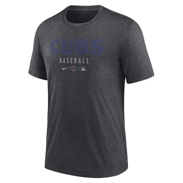 Chicago Cubs Charcoal Early Work T-Shirt