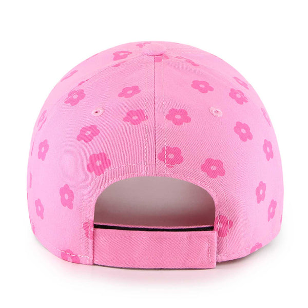 Chicago Cubs Youth Girls Pink Jamboree Adjustable Cap
