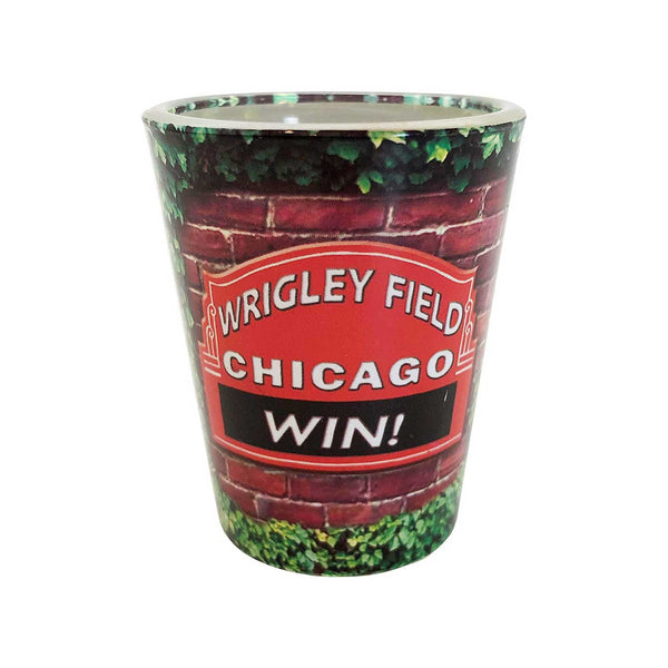 Wrigley Field Brick & Ivy 2oz Shot Glass