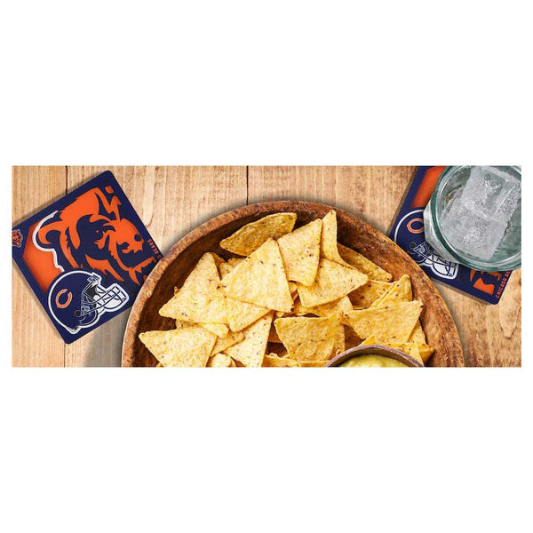 Chicago Bears 3D 2-Pack Coaster Set