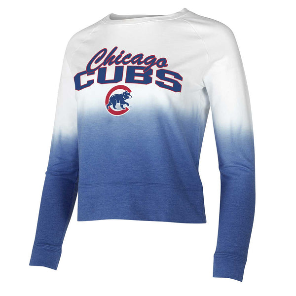 Chicago Cubs Ladies Team Dye Long Sleeve Lounge Shirt