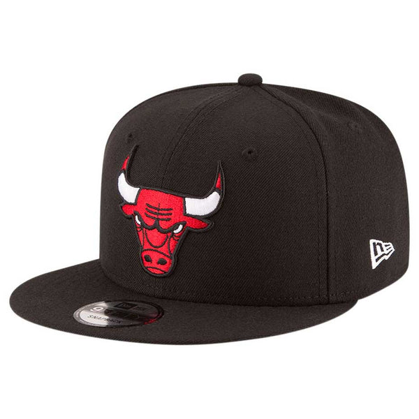 Chicago Bulls Black Team 9FIFTY Snapback Cap