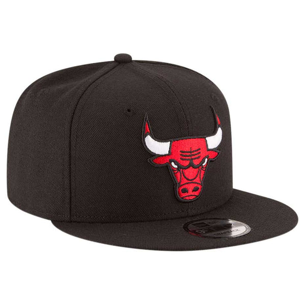 Chicago Bulls Black Team 9FIFTY Snapback Cap