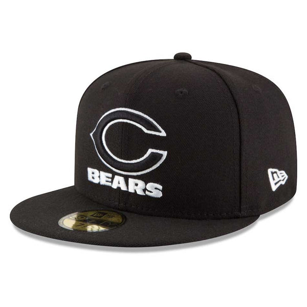 Chicago Bears Black & White 9FIFTY Snapback Cap