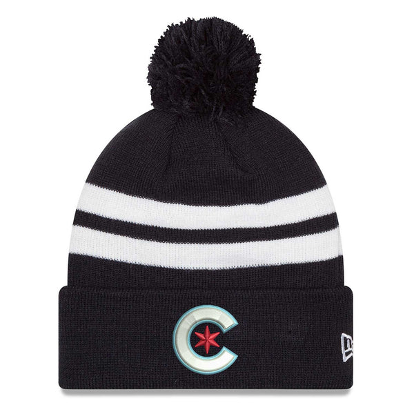 Chicago Cubs City Connect Stripe Knit Hat