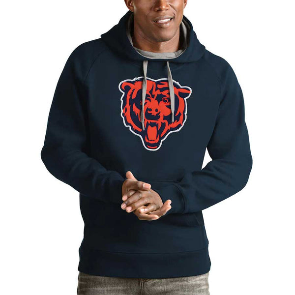 Chicago Bears Navy Face Victory Hooded Sweatshirt