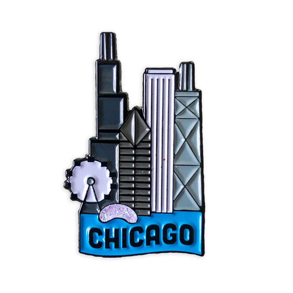 Chicago Skyline Pin