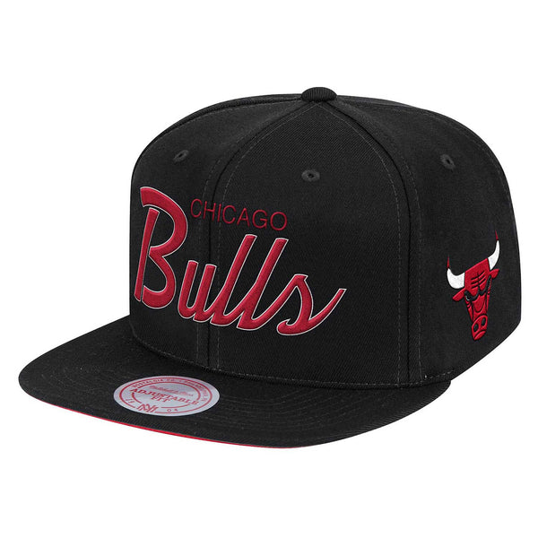 Chicago Bulls Foundation Script Snapback Adjustable Cap