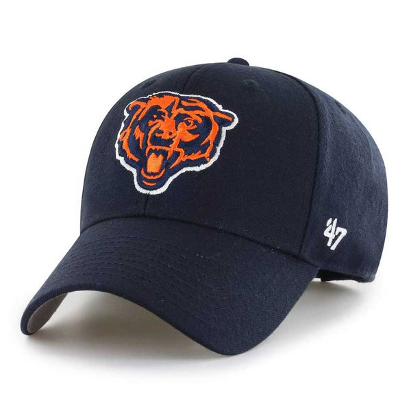 Chicago Bears Navy Raised MVP Adjustable Cap