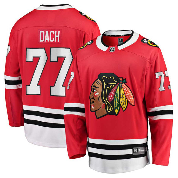 Chicago Blackhawks Kirby Dach Home Breakaway Jersey w/ Authentic Lettering