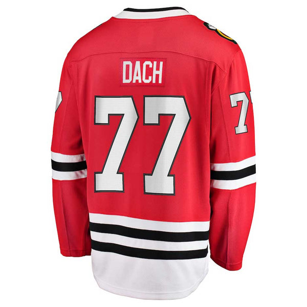 Chicago Blackhawks Kirby Dach Home Breakaway Jersey w/ Authentic Lettering