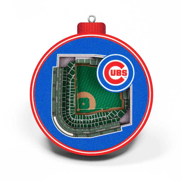Chicago Cubs Wrigley Field Marquee Sign Ornament – Wrigleyville Sports