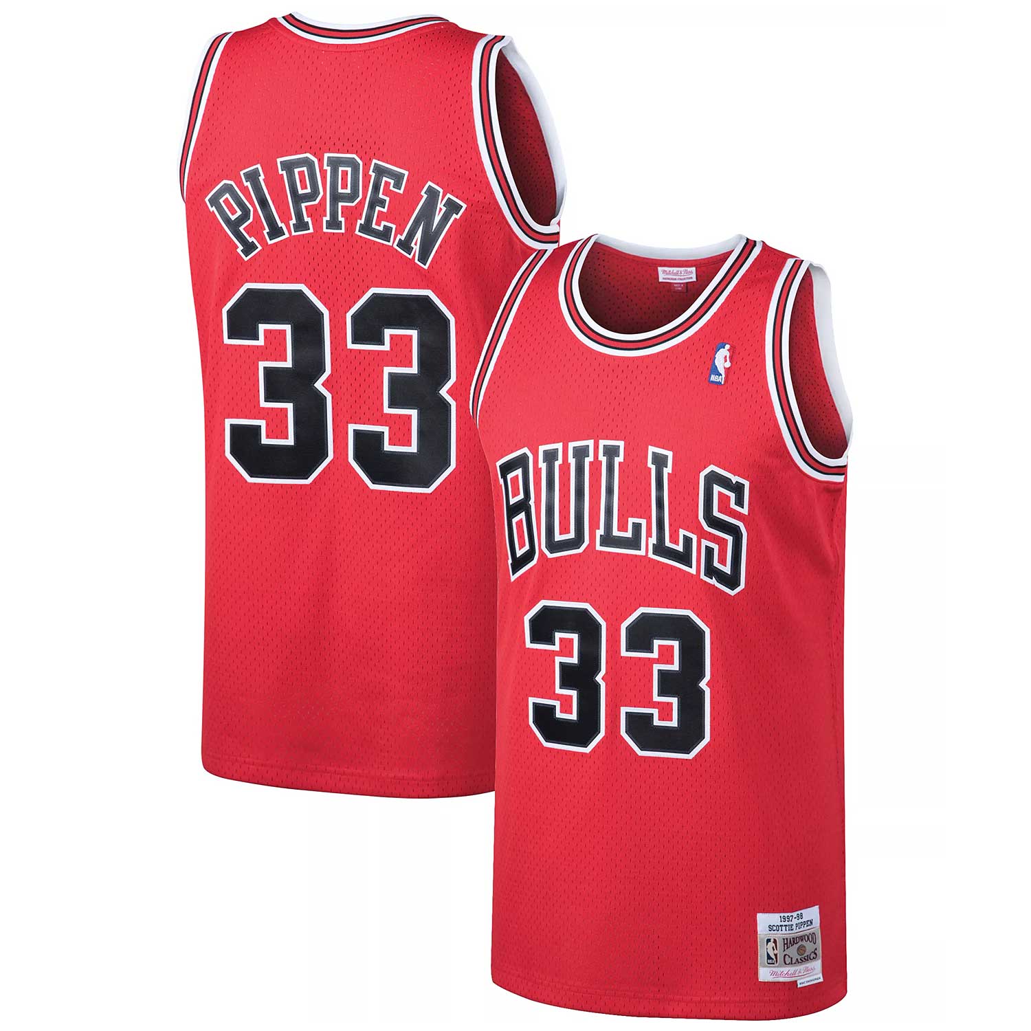 NBA Chicago Bulls Scottie Pippen Swingman Jersey, Red, X-Large