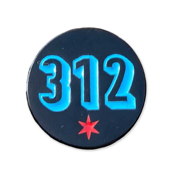 City Of Chicago 312 Pin