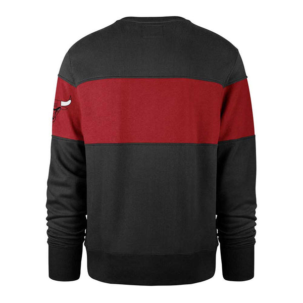 Chicago Bulls Jet Black Interstate Crew Sweatshirt