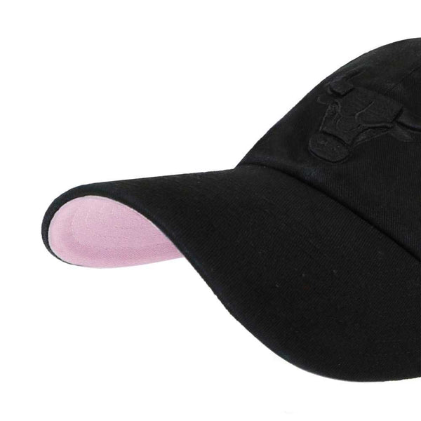 Chicago Bulls All Black Clean Up Adjustable Cap