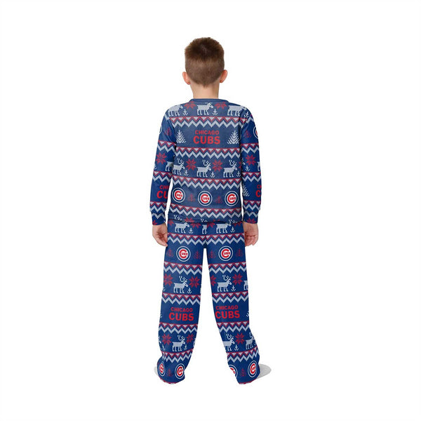 Chicago Cubs Preschool Ugly Sweater Family Pajamas