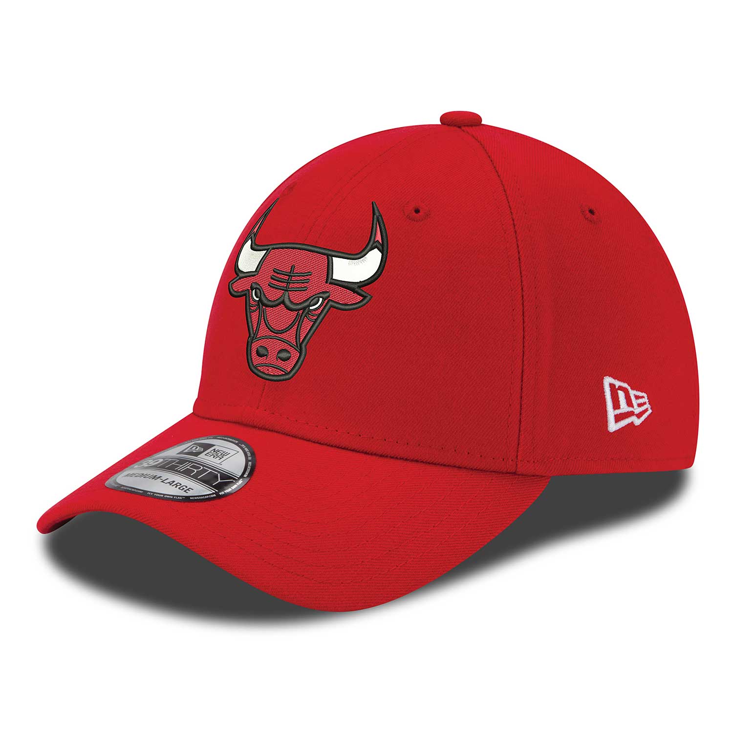 Men's New Era Red Chicago Bulls Throwback T-Shirt Size: Medium