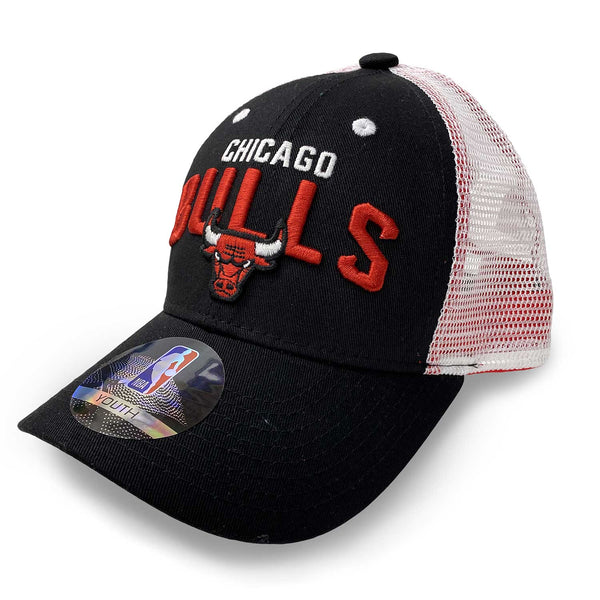 Chicago Bulls Youth Core Lockup Meshback Adjustable Cap