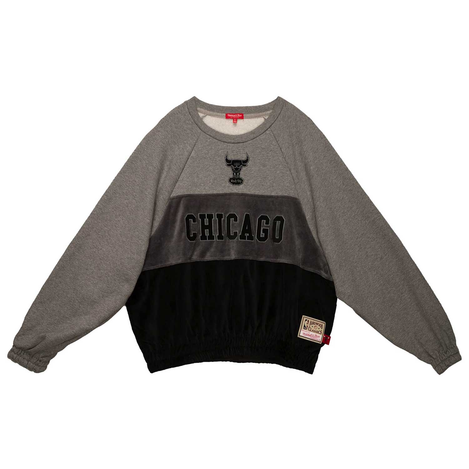 Chicago Bulls Ladies Velour Fleece Sweatshirt
