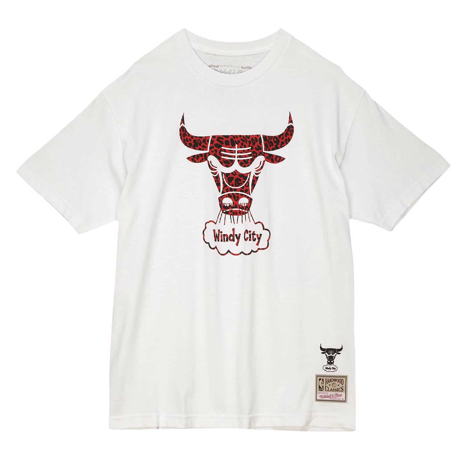 Chicago Bulls Nike Block Graphic T-Shirt - White - Mens