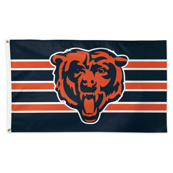 Chicago Bears 3X5 Striped Deluxe Flag