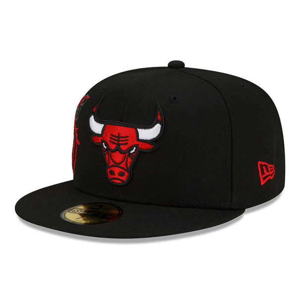 Chicago Bulls NBA 2021 Back Half Color 59FIFTY Fitted Cap
