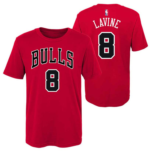 Chicago Bulls Zach Lavine Youth Name And Number T-Shirt