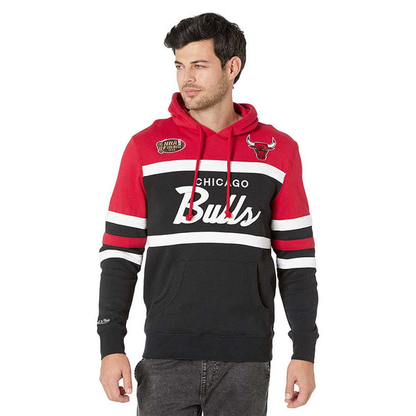 Mitchell & Ness Mens NBA Chicago Bulls Premium Fleece Hoodie