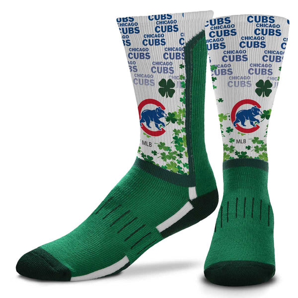 Chicago Cubs Shamrock Lucky Socks