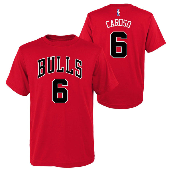 Adidas Chicago Bulls Alex Caruso Youth Name & Number T-Shirt X-Large = 18-20
