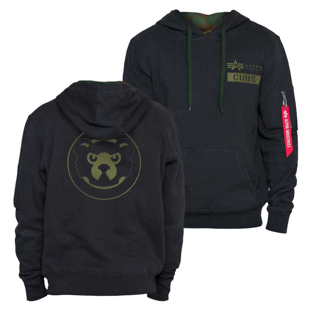 Chicago Cubs Alpha Industries Angry Bear Hooded Sweatshirt – Wrigleyville  Sports