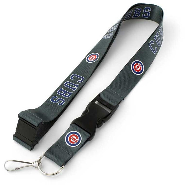 Chicago Cubs Charcoal Team Lanyard
