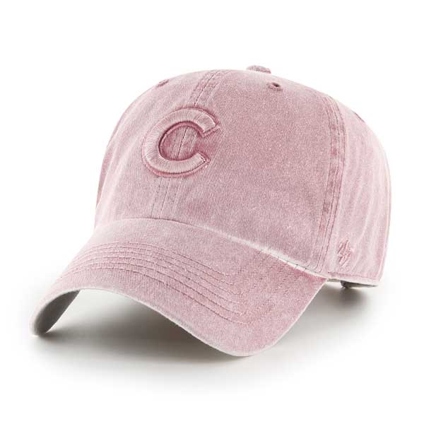 Chicago Cubs Ladies Misty Pink Clean Up Adjustable Cap