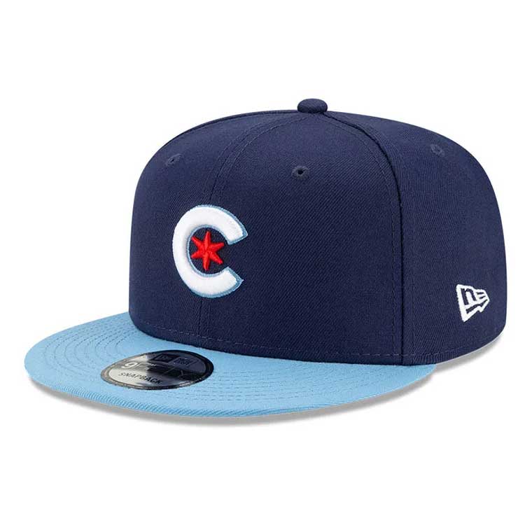 New Era Navy/Light Blue Chicago Cubs 2021 City Connect 9FIFTY Snapback Adjustable Hat