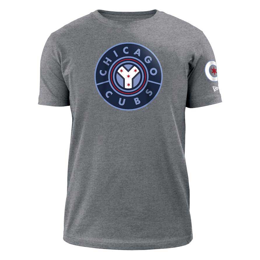 New Era Cap Chicago Cubs Grey City Connect T-Shirt Small