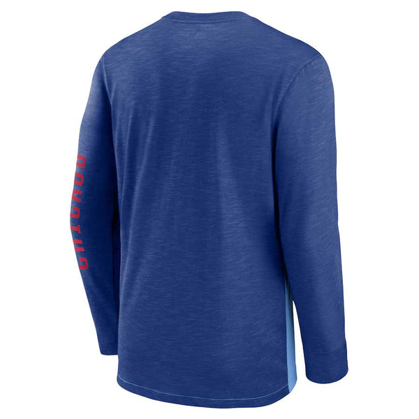 Chicago Cubs Nike Cooperstown Rewind Splitter Long Sleeve T-Shirt