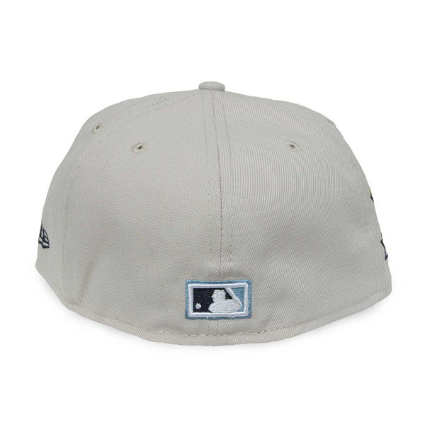 Chicago Cubs Cream & Navy Bullseye 1990 All Star Game 59FIFTY Fitted Cap