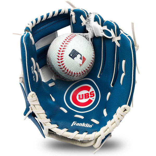 Chicago Cubs Franklin 9.5" Glove And Ball Set
