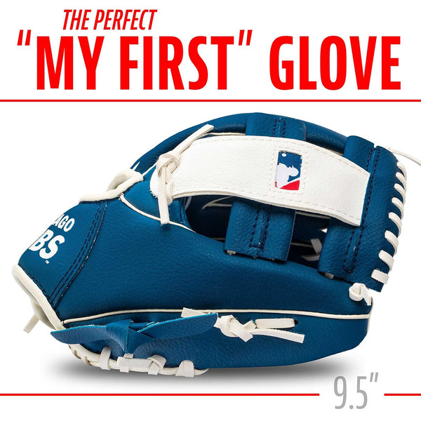 Chicago Cubs Franklin 9.5" Glove And Ball Set