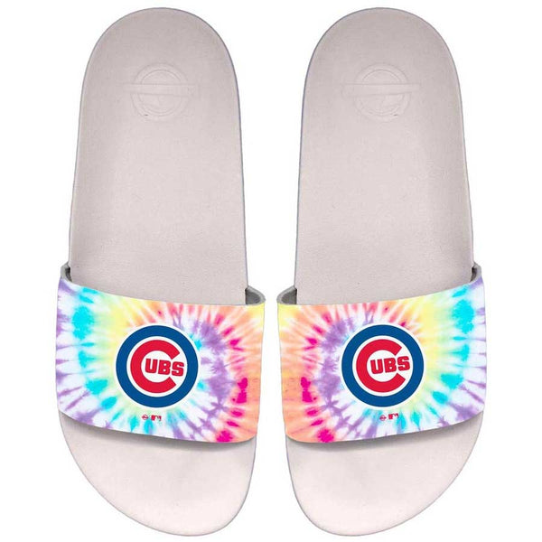 Chicago Cubs Tie-Dye Motto Slide Sandals