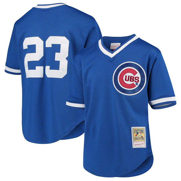 Chicago Cubs 1984 Ryne Sandberg Pullover Batting Practice Jersey