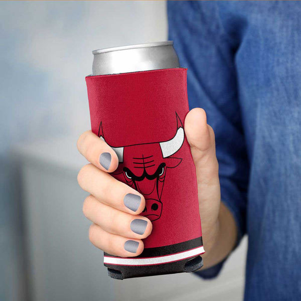 Chicago Bulls Primary Slim Can Cooler