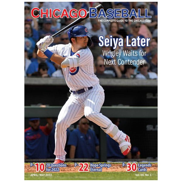 Chicago Cubs Baseball April/May 2022 Issue Program/Scorecard