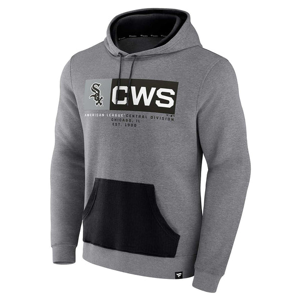 Chicago White Sox Iconic Ribbed Fleece Hooded Sweatshirt