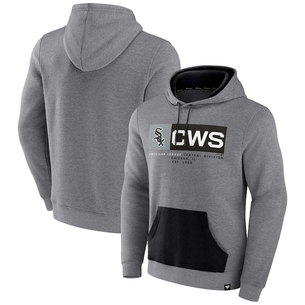 Chicago White Sox Iconic Ribbed Fleece Hooded Sweatshirt