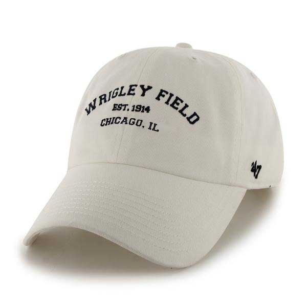 Wrigley Field White Stadium Deuce Clean up Adjustable Cap