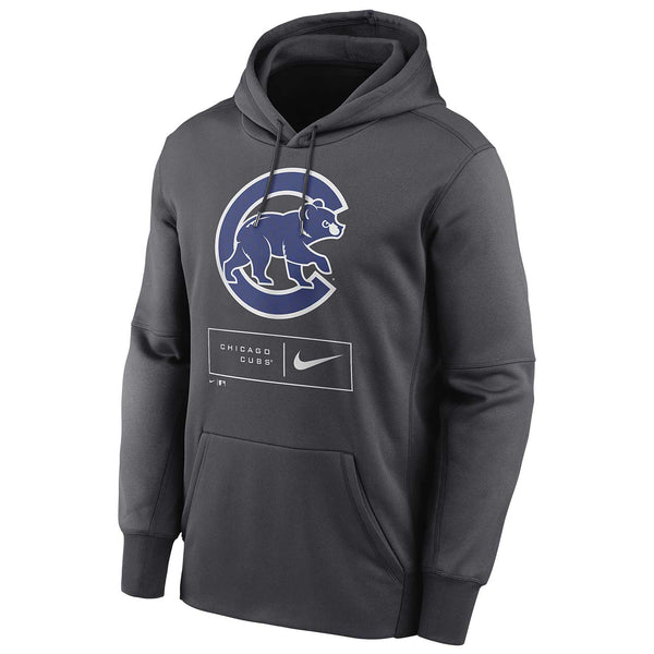 Chicago Cubs Nike Charcoal Therma Fleece Hooded Sweatshirt – Wrigleyville  Sports