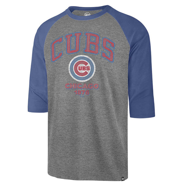Chicago Cubs Regime Raglan 3/4-Sleeve T-Shirt
